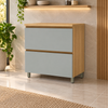 Balcão 100% MDF 80 cm 1 Porta 1 Gaveta Rainha Nesher