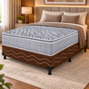 Cama Box Casal (Colchão + Base) D28 Diamante Design