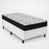 Cama Box Solteiro (Base Baú + Colchão D45) Ortobom