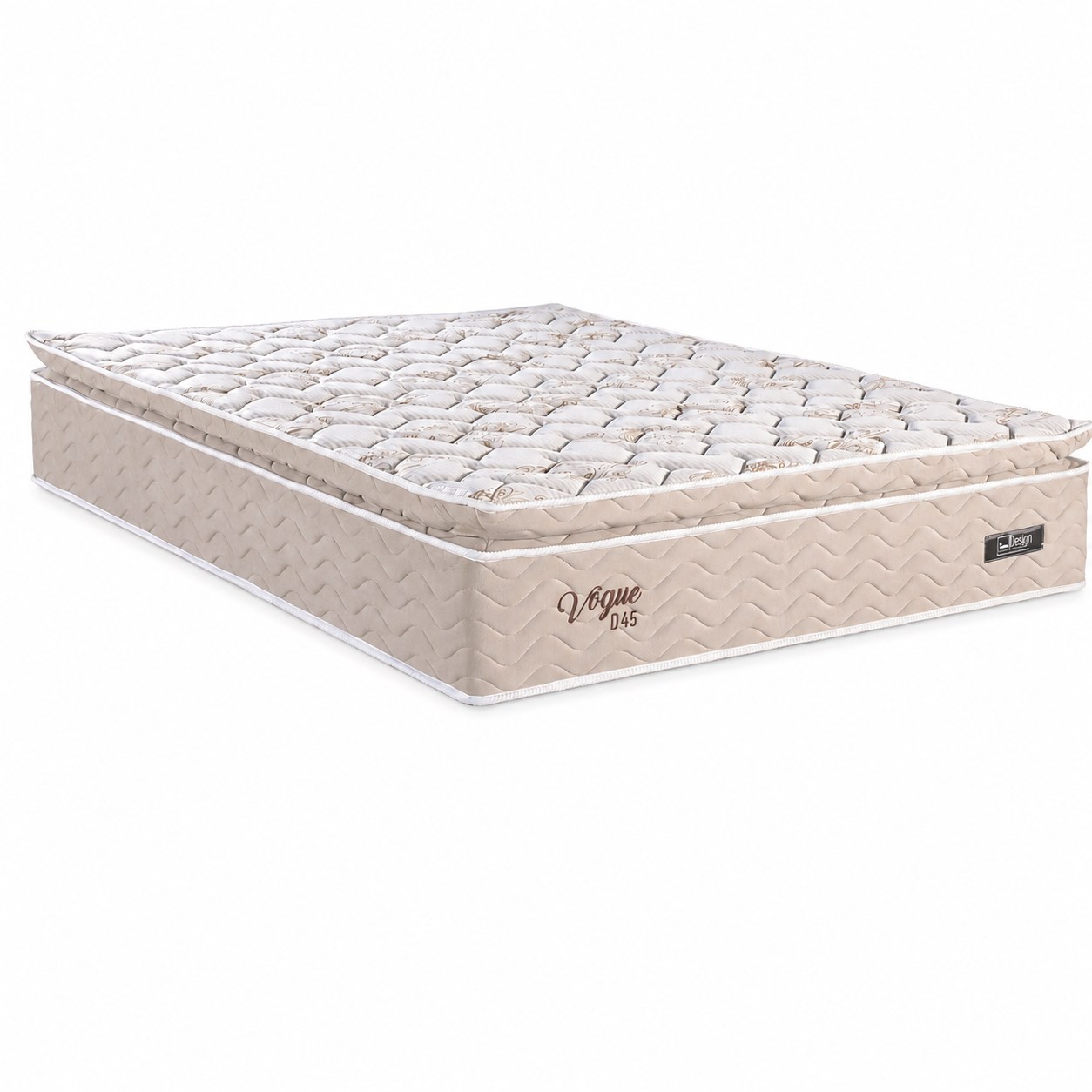 Colchão Casal C/Pillow D45 138X188X30 Vogue Ouro Design - BEGE