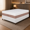 Cama Box Casal (Base + Colchão) Majestic Design