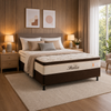 Cama Box Queen (Colchão + Base) 158x198 Molas Ensacadas Itália Topázio