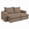 Conjunto de Sofá 3x2 Lugares Milano Design