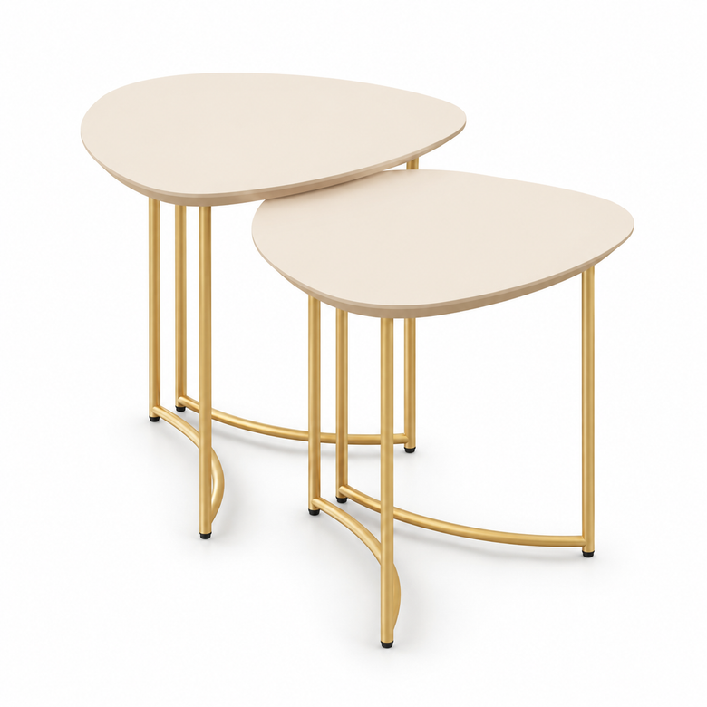 Conjunto Mesa Lateral Pétala DJ Móveis