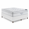 Cama Box Casal (Colchão + Base) 138x188x62 Molas Ensacadas Ortobom