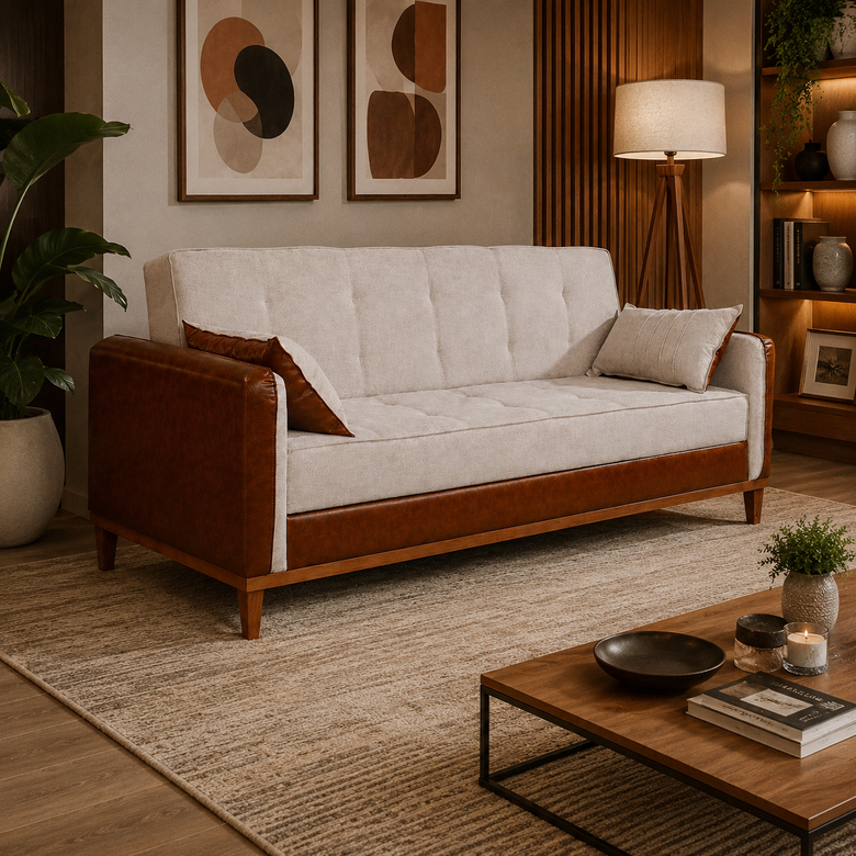 Sofá Cama D28 3 Lugares Unique Design