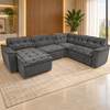 Sofá De Canto Premium 5 Lugares Chaise Inovaflex