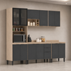 Cozinha Modulada 5 Peças 13 Portas 2 Gavetas Firenze Demóbile