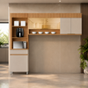 Cozinha Modulada 3 Peças 4 Portas 1 Gaveta Realeza Premium Nesher