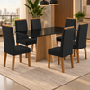 Mesa de Jantar 6 Lugares 100% MDF Isa Sonetto
