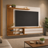 Painel Para TV Até 65" Com LED Ripado NT1355 Notável Móveis