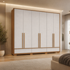 Guarda-Roupa Casal 100% MDF 6 Portas 3 Gavetas NT6035 Notável Móveis