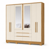 Guarda-Roupa Casal San Francisco 6 Portas 6 gavetas Moval