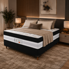 Cama Box Casal Conjugada D28 Ortomedic 138x188x53cm Bacetto