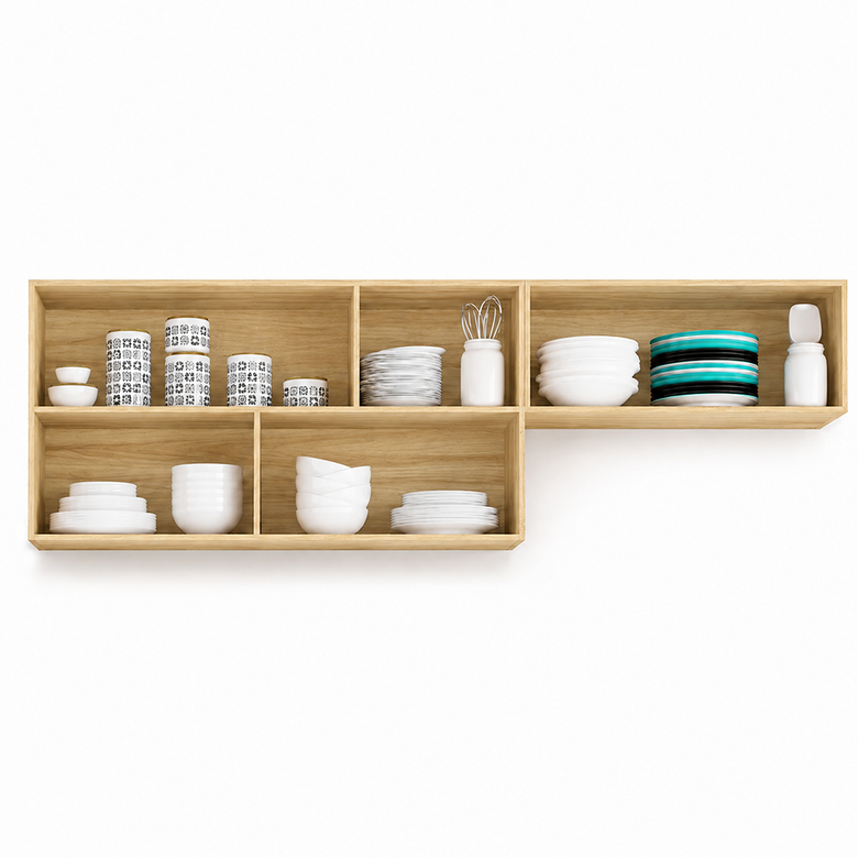 Armário Aéreo Duplo 100% MDF 2 Portas 200Cm Carménère Ronipa