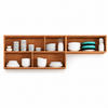 Armário Aéreo Duplo 100% MDF 2 Portas 200Cm Carménère Ronipa