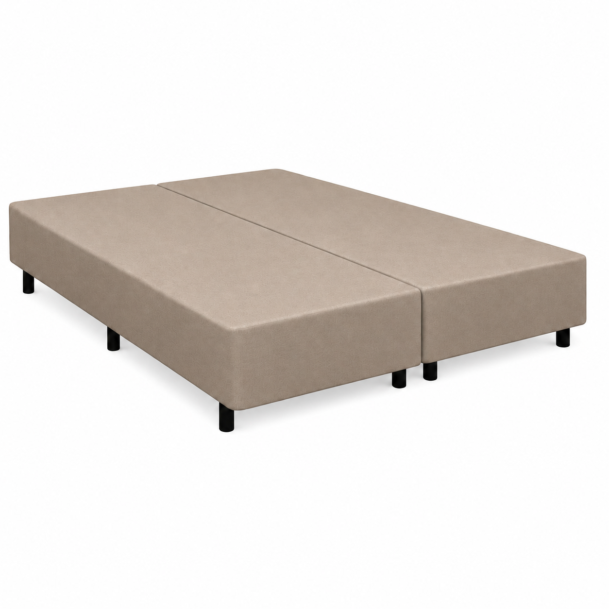 Base Bipartida Para Colchão Queen 158x198cm Gazin - BEGE