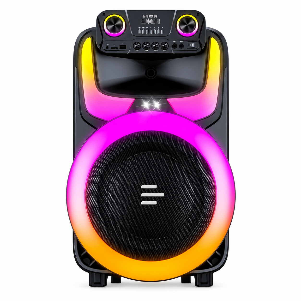 Caixa de Som Pulse SP408 600W com Bluetooth - PRETO