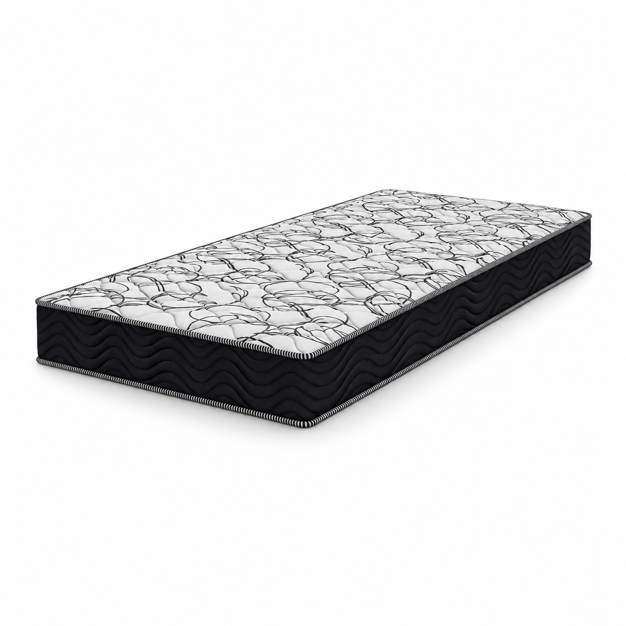 Colchão Solteiro D45 88x188cm Airtech Ortobom - PRETO