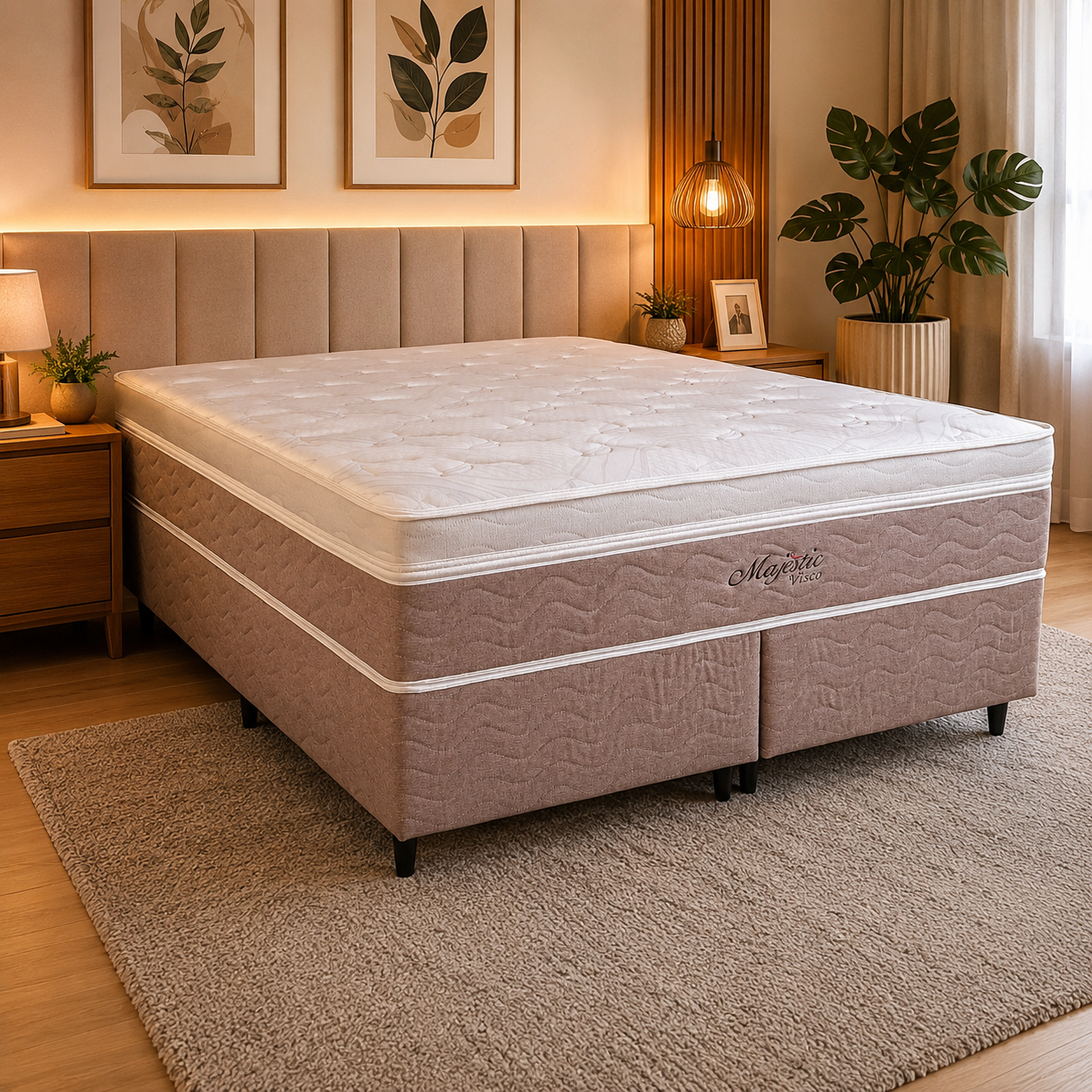 Colchão Queen D28 158x198 Majestic Visco Design - CASTOR