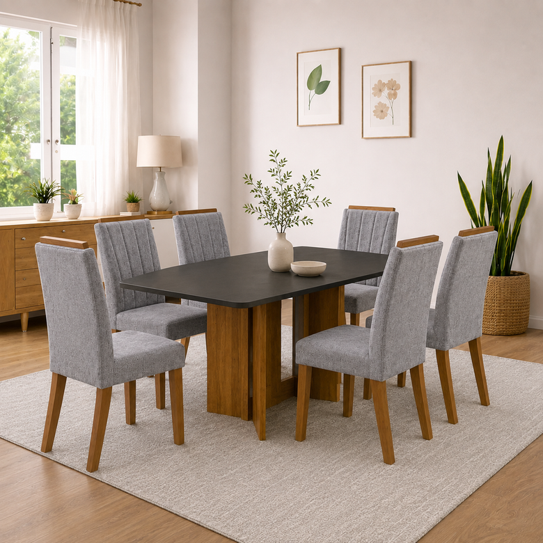 Conjunto 2 Cadeiras Safira Viero Movéis