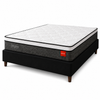 Cama Box Casal (Colchão + Base) 138x188 Molas Ensacadas Bless Reconflex