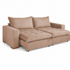 Conjunto de Sofá 3x2 Lugares Milano Design