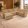 Sofá De Canto Premium 5 Lugares Chaise Inovaflex