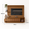 Home Para TV 65" Ripado 3D 2 Portas Istambul Lukaliam
