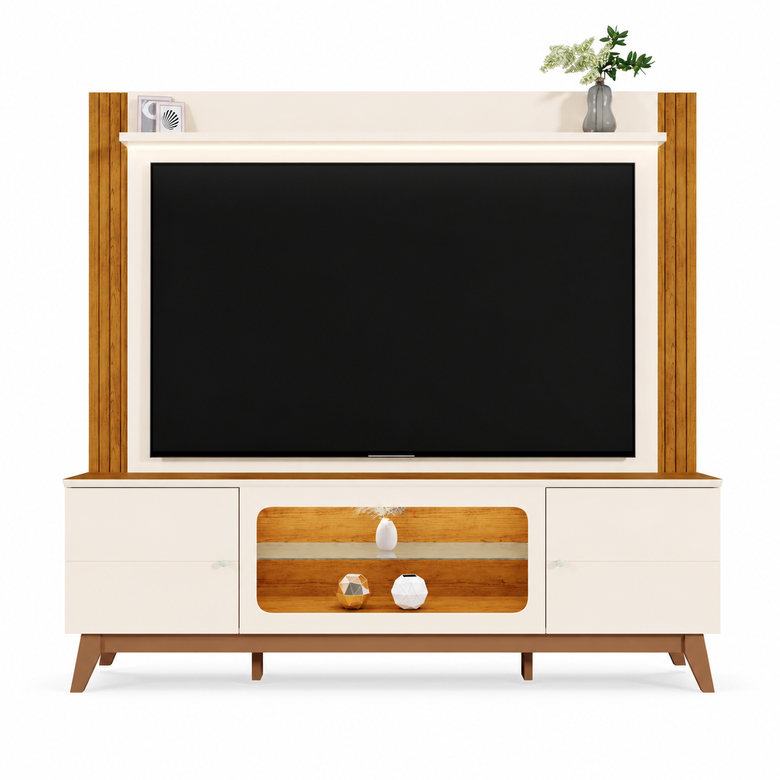 Home Para Tv Até 70" Com LED Maceió Mobler