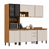 Cozinha Modulada 5 Peças 13 Portas 2 Gavetas Firenze Demóbile