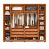 Guarda-Roupa Casal Hopper 2.7 Caemmun com 6 Portas e 6 Gavetas