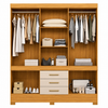 Guarda-Roupa Casal 10 Portas 3 Gavetas com Espelho Murano Demóbile