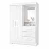 Guarda Roupa Solteiro 2 Portas 3 Gavetas Flex NT6020 Nótável Móveis
