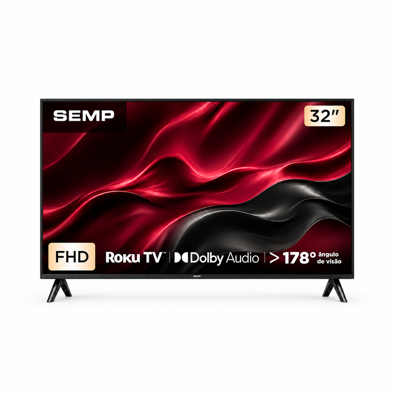 Smart TV Semp 32" Full HD Roku TV 32S42R