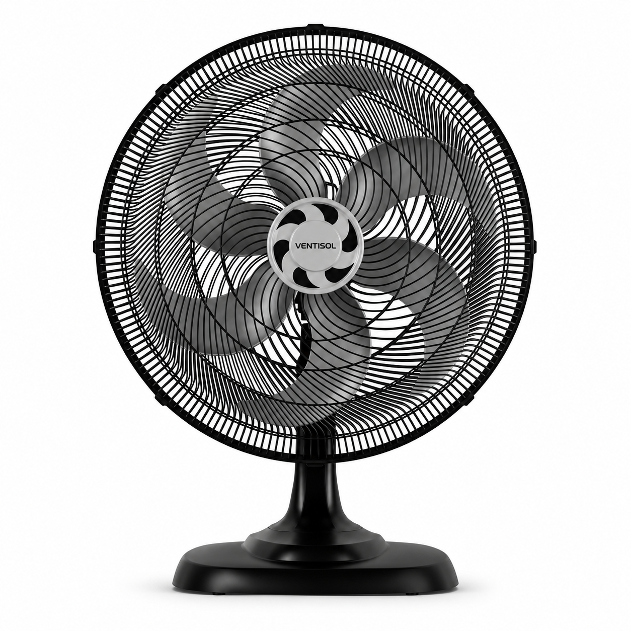 Ventilador De Mesa Ventisol Turbo 6 Pás 50cm - PRETO