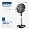 Ventilador Coluna 50cm Super Turbo 8 Pás Mondial 150W VTX-50C-8P