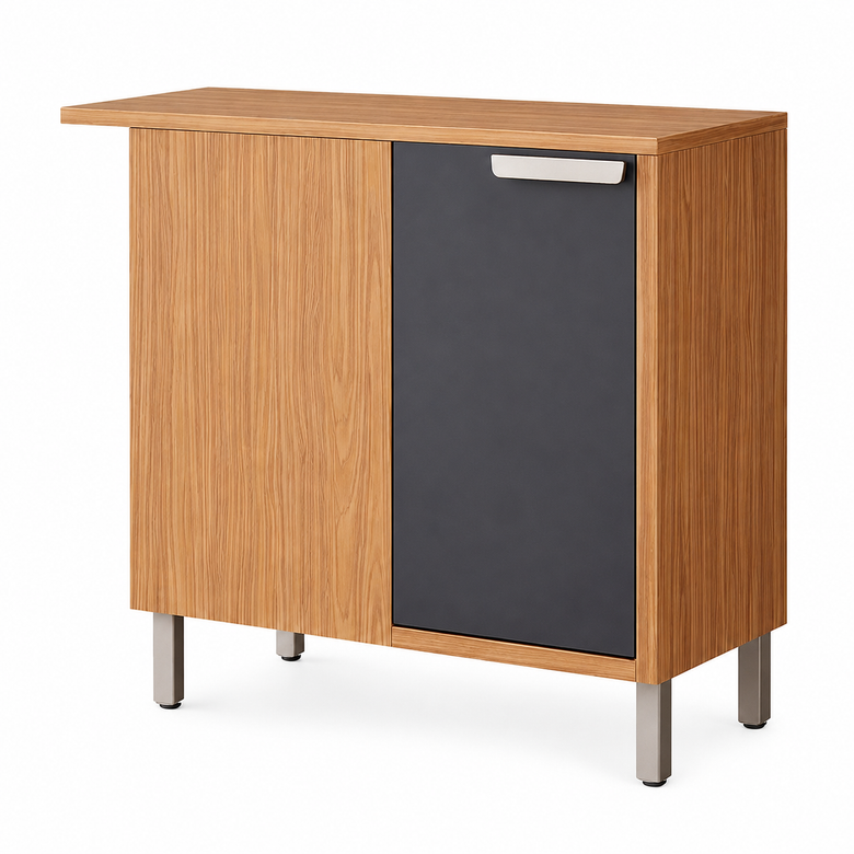 Balcão de Canto 100% MDF 1 Porta 92cm Eloíse MGM