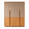 Guarda-Roupa Solteiro 100% MDF 4 Portas 3 Gavetas Francis Caemmun