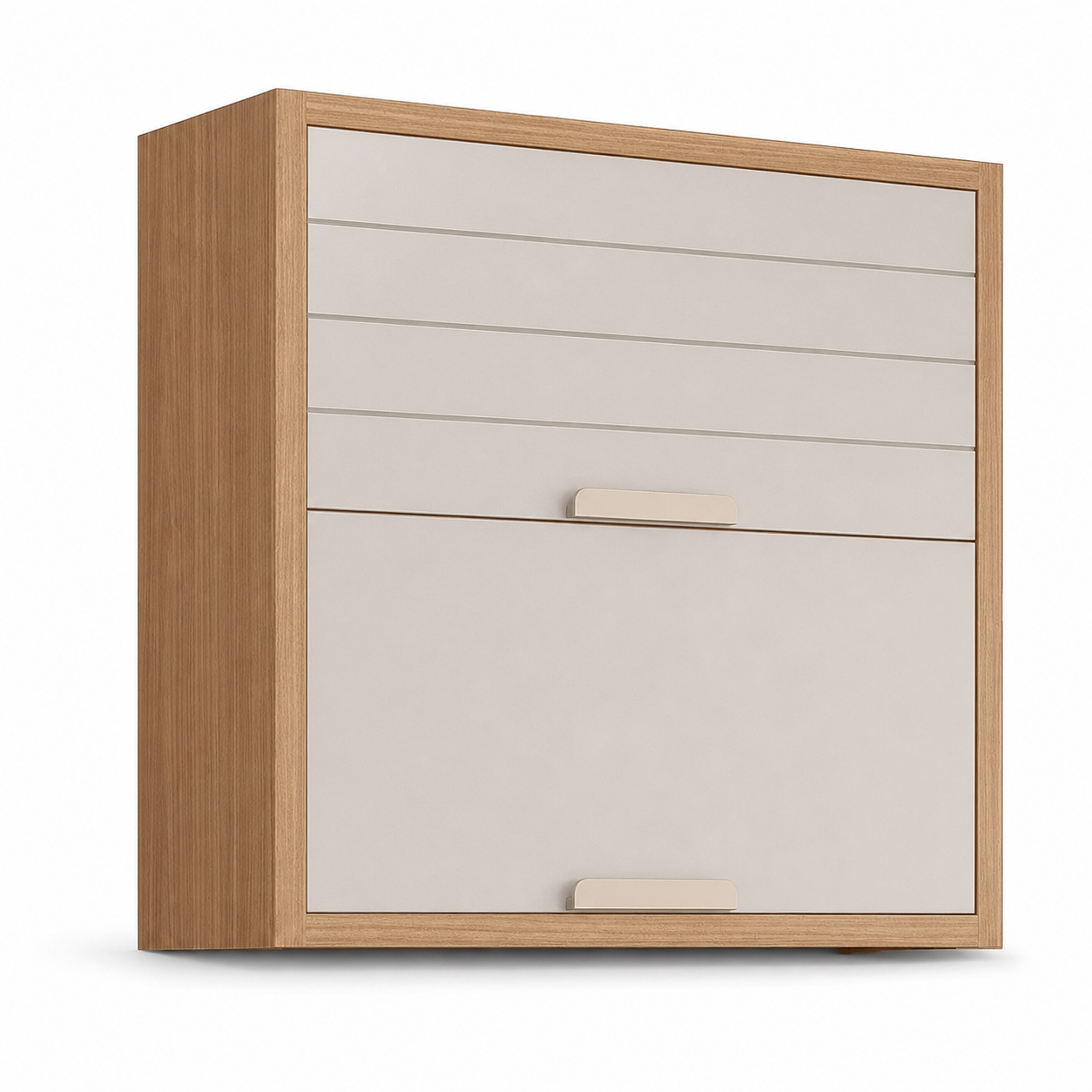 Armário Aéreo 2 Portas 80cm Eloise MGM - FREIJO / OFF WHITE