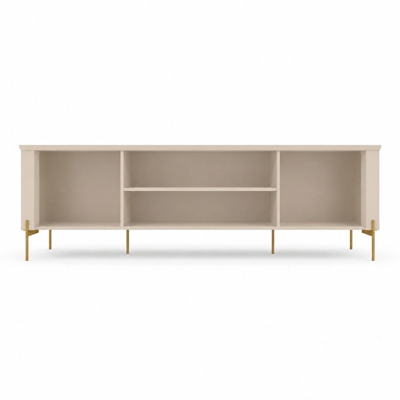 Rack Para Tv Até 75" 2 Portas Brasília Mobler