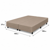 Base Bipartida Para Colchão Queen 158x198cm Gazin