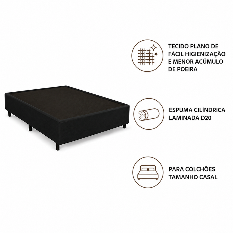 Base Para Colchão Casal 138x188cm Universal Gazin
