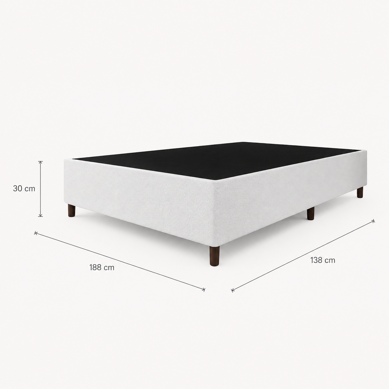 Base Para Cama Box Casal Universal 138x30cm Corino Bacetto