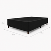Base Para Cama Box Casal Universal 138x30cm Corino Bacetto