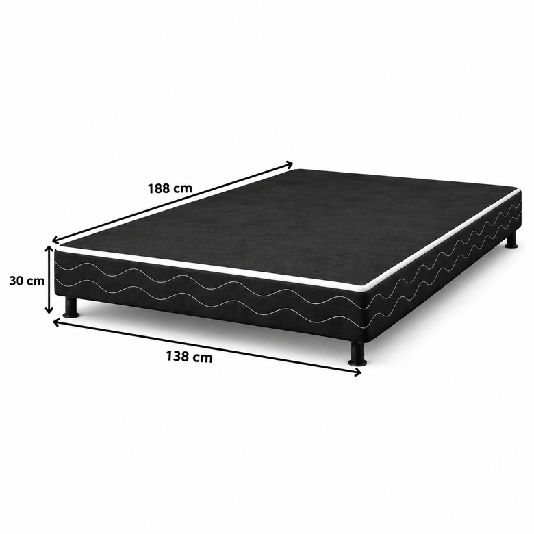 Base Para Colchão Casal 138x188cm Universal Bacetto