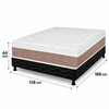 Cama Box Casal (Colchão + Base) Molas Ensacadas Majestic Visco Design