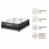 Cama Box Casal Airtech D33 (Colchão + Base) 138x188 Ortobom