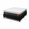 Cama Box Casal (Colchão + Base) 138x188 Molas Ensacadas Bless Reconflex