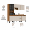 Cozinha Modulada 5 Peças 13 Portas 2 Gavetas Firenze Demóbile
